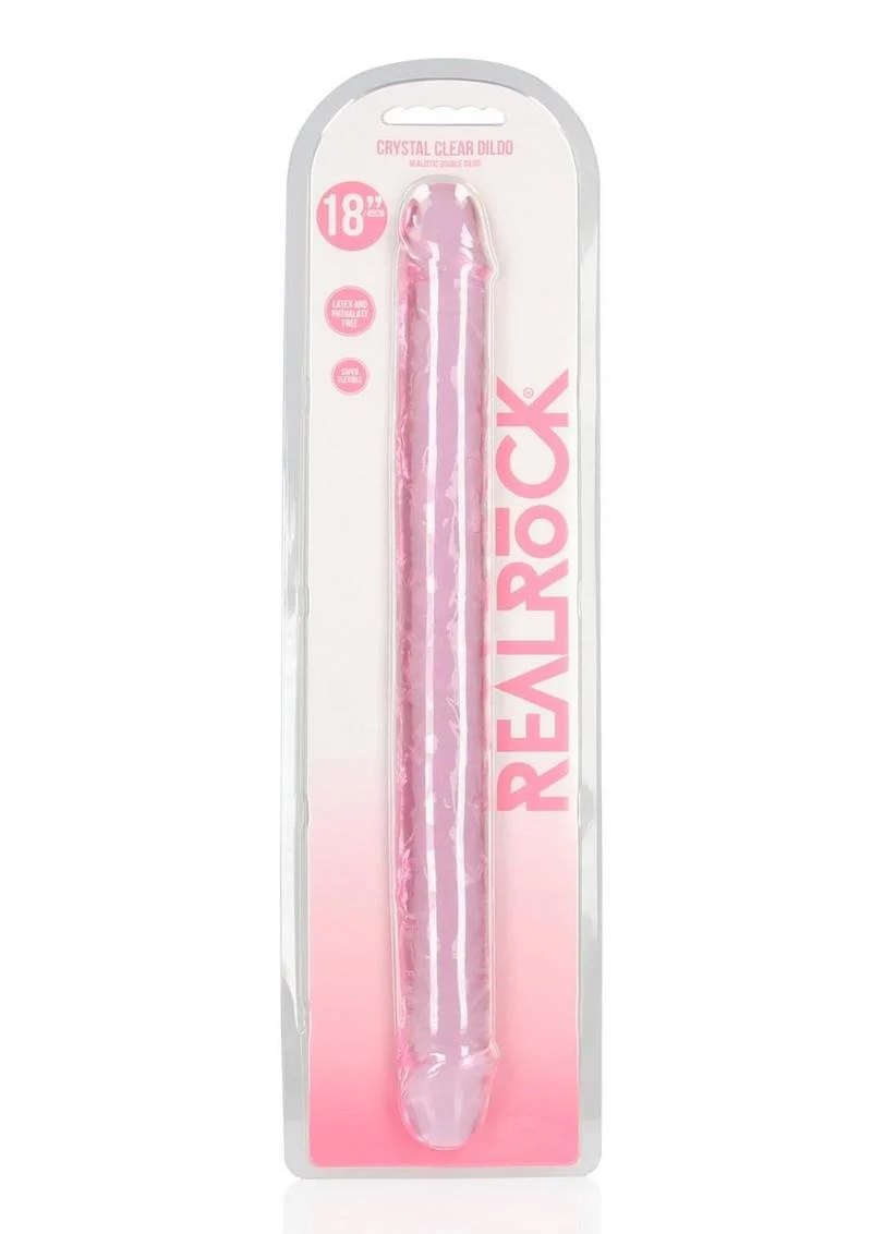 RealRock Crystal Clear Double Dong And Body-Safe Glass Dildo - Image 13