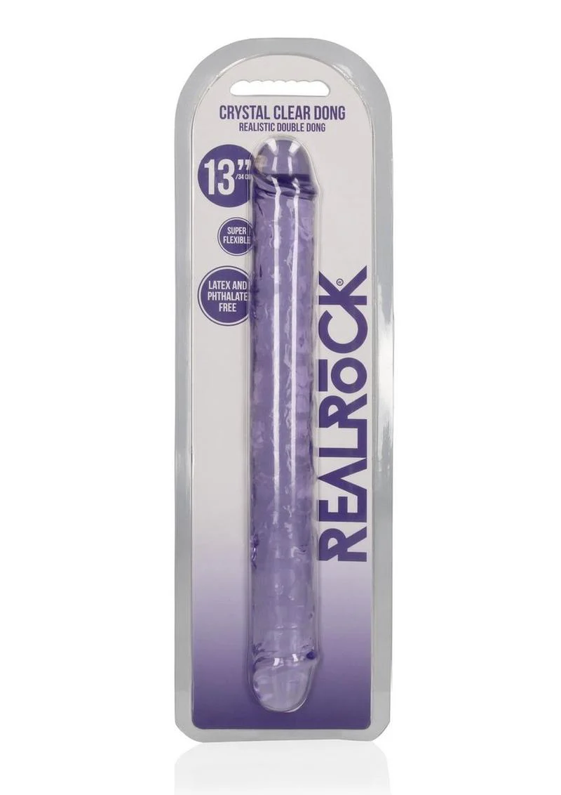 Realrock Crystal Clear Double Flexible And Safe Dong - Image 7