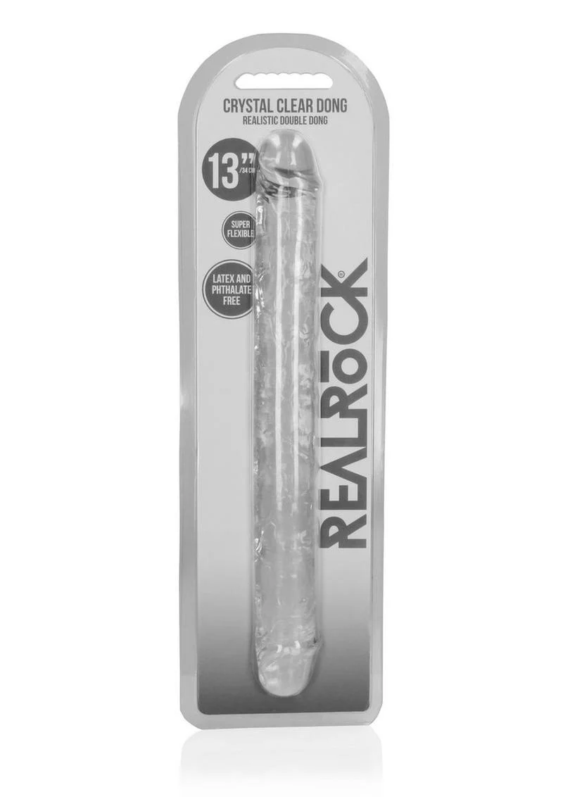 Realrock Crystal Clear Double Flexible And Safe Dong - Image 8