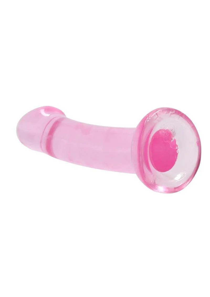 RealRock Crystal Clear Non Realistic Dildo - Image 19