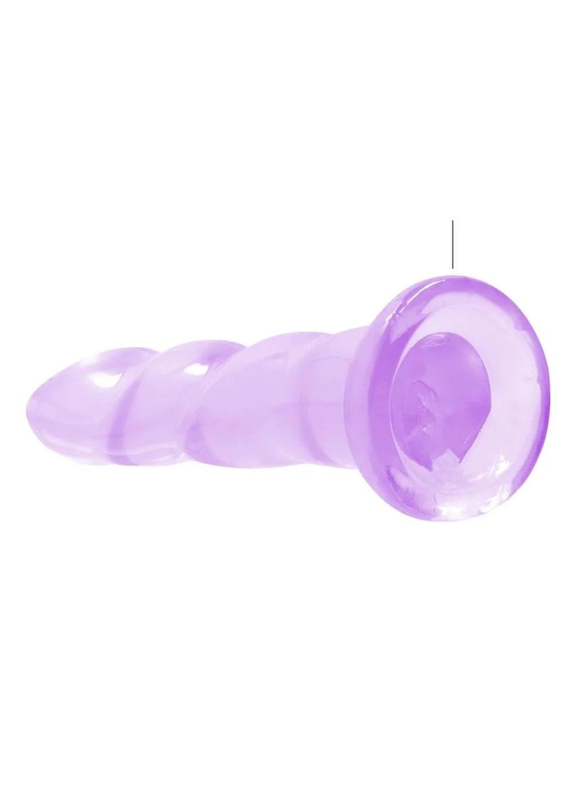 RealRock Crystal Clear Non Realistic Dildo - Image 2