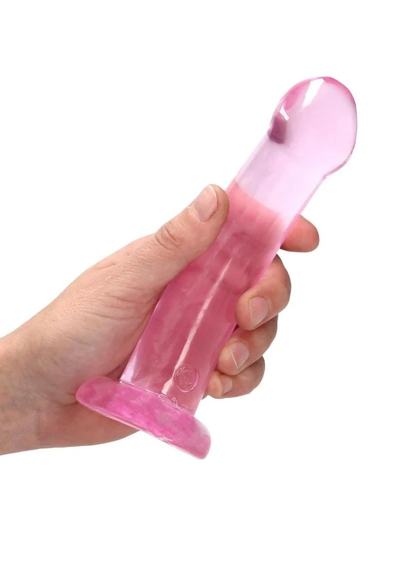 RealRock Crystal Clear Non Realistic Dildo - Image 20