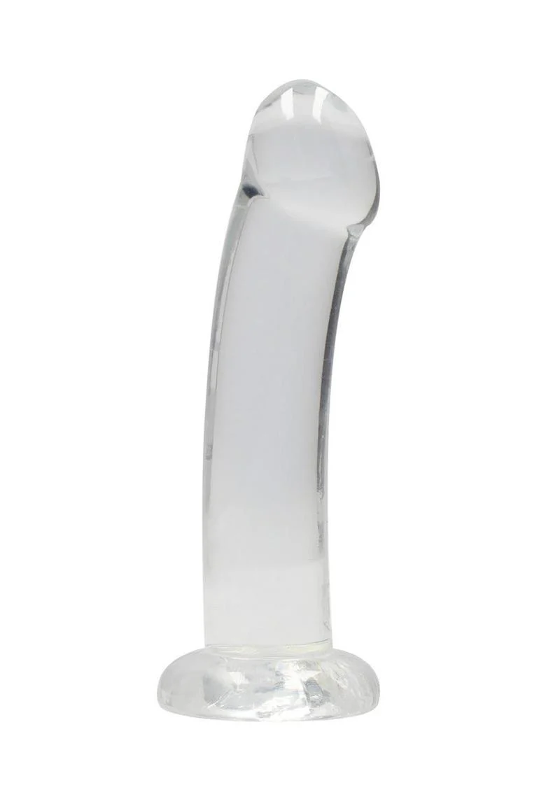 RealRock Crystal Clear Non Realistic Dildo - Image 21