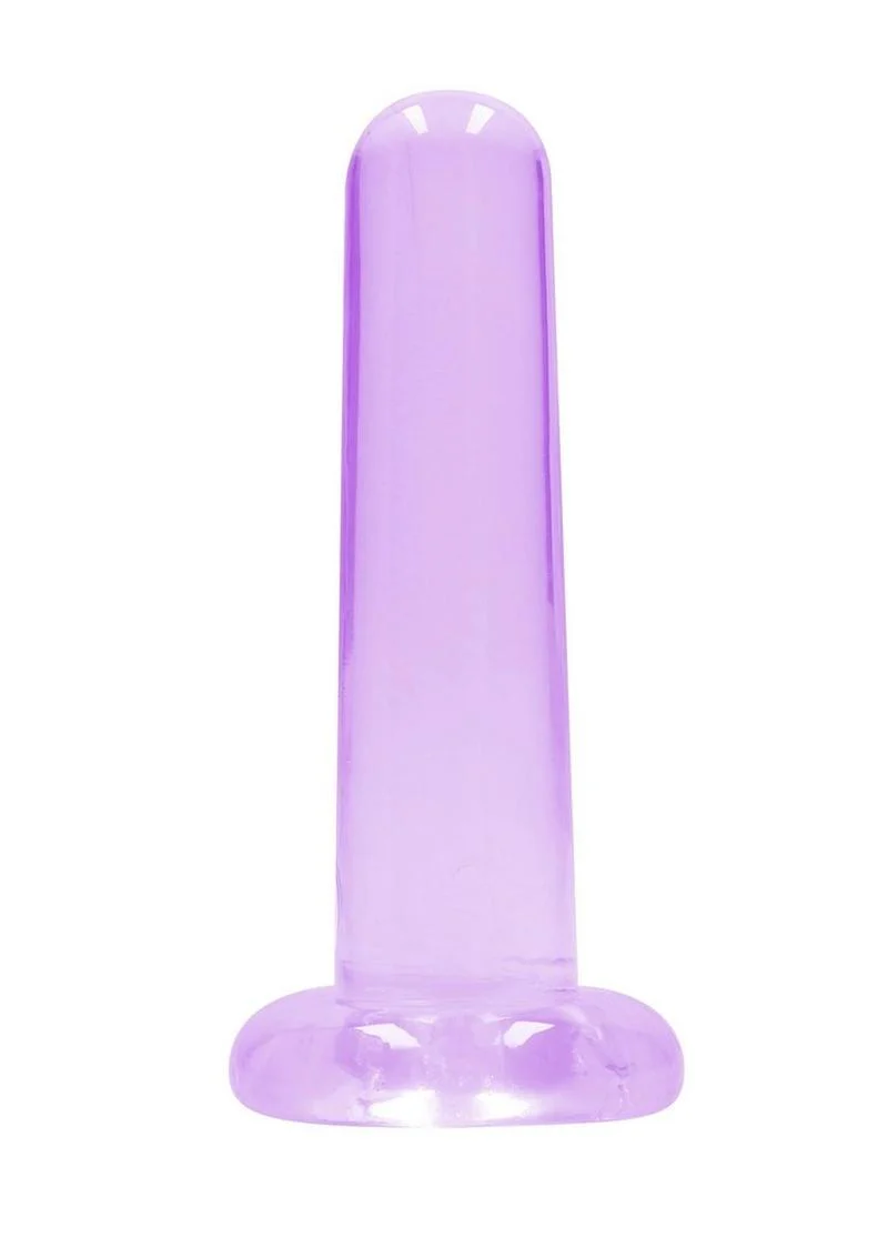 RealRock Crystal Clear Non Realistic Dildo - Image 25