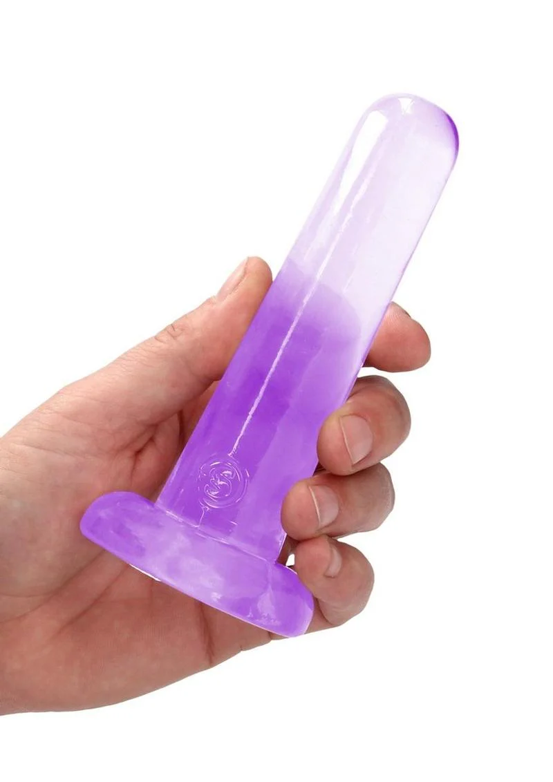 RealRock Crystal Clear Non Realistic Dildo - Image 28