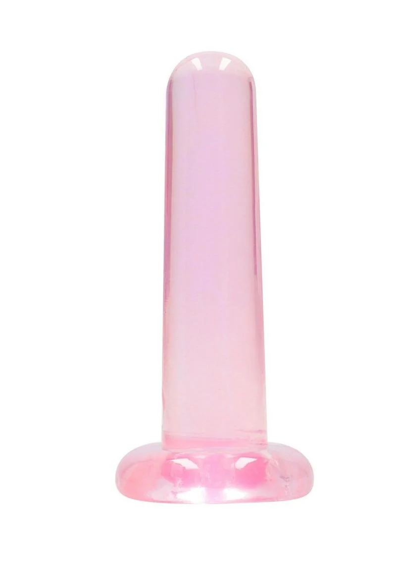 RealRock Crystal Clear Non Realistic Dildo - Image 29