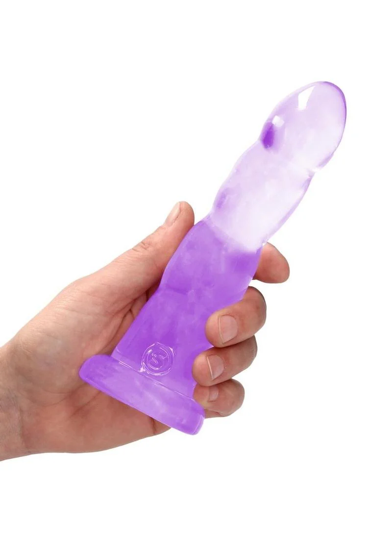 RealRock Crystal Clear Non Realistic Dildo - Image 3