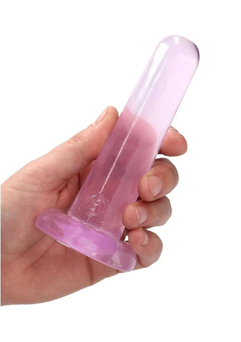 RealRock Crystal Clear Non Realistic Dildo - Image 32