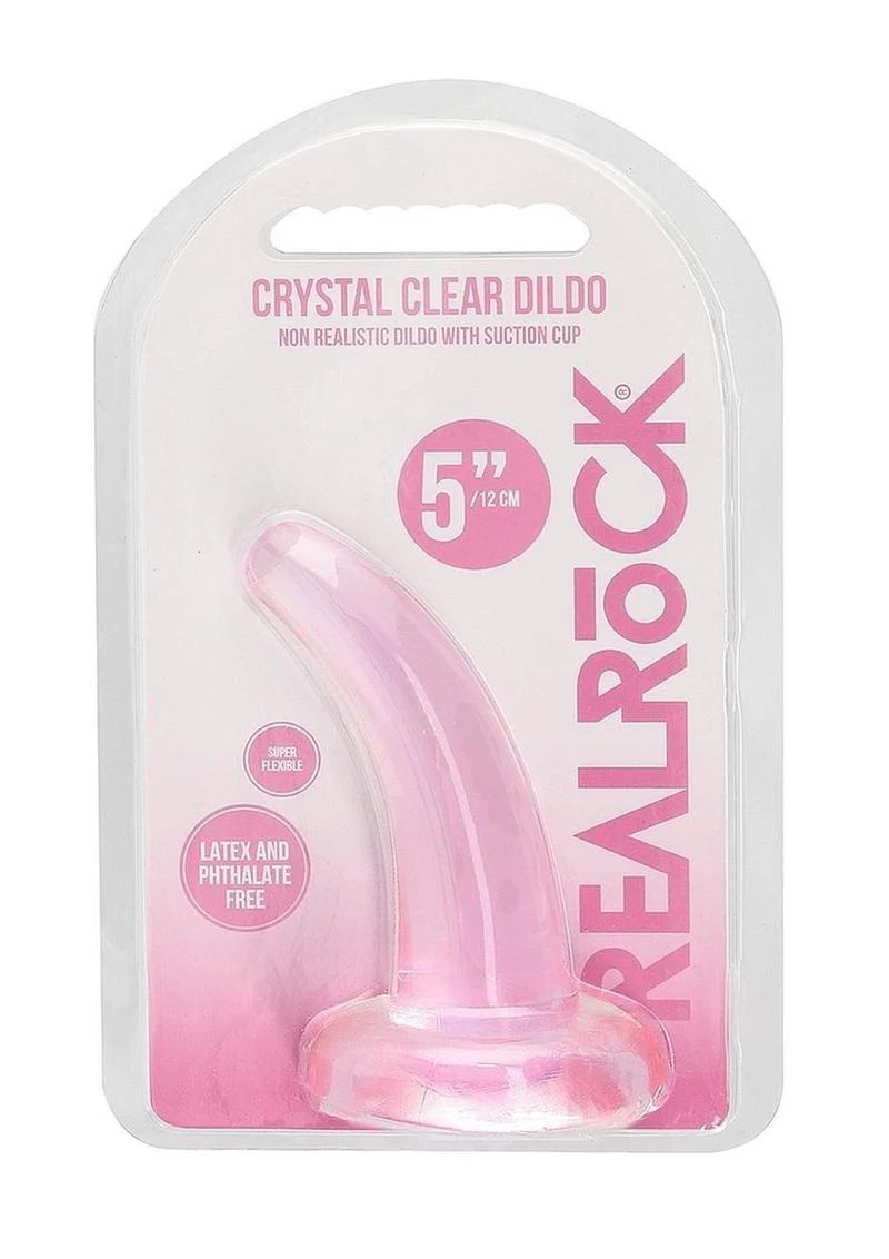 RealRock Crystal Clear Non Realistic Dildo - Image 42