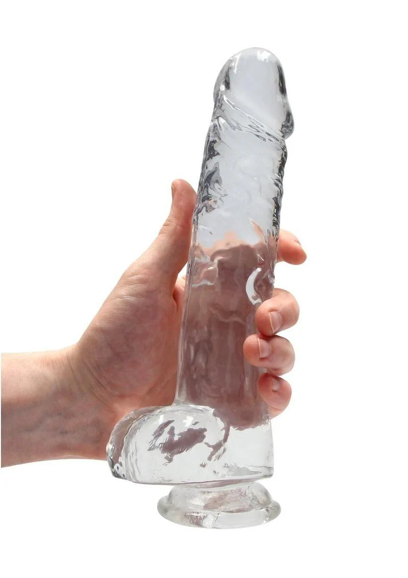 RealRock Crystal Clear Realistic Dildo - Image 12