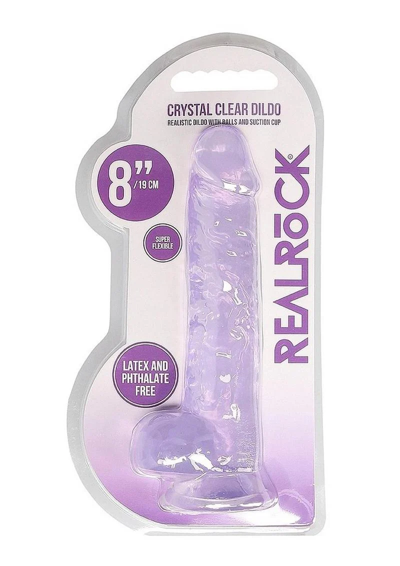 RealRock Crystal Clear Realistic Dildo - Image 14