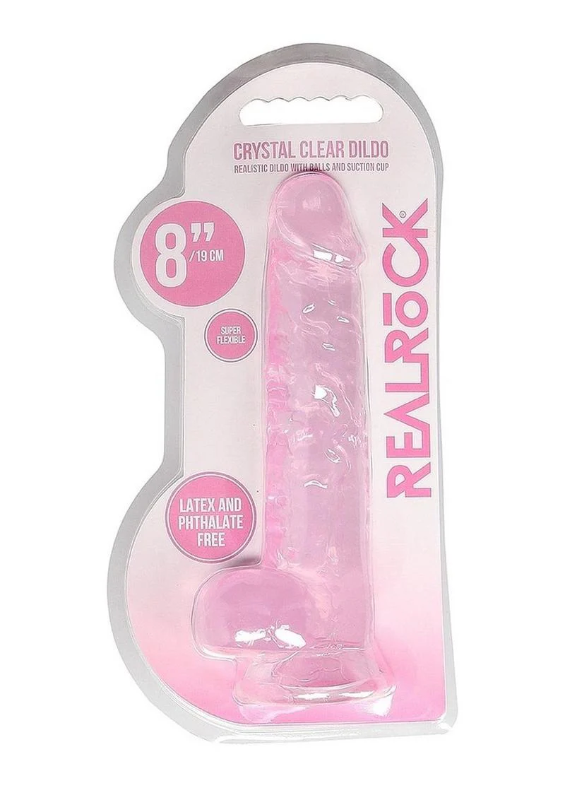RealRock Crystal Clear Realistic Dildo - Image 18