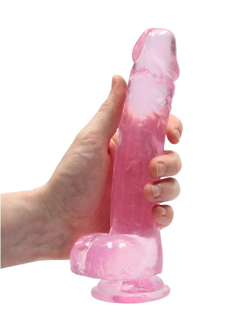 RealRock Crystal Clear Realistic Dildo - Image 20