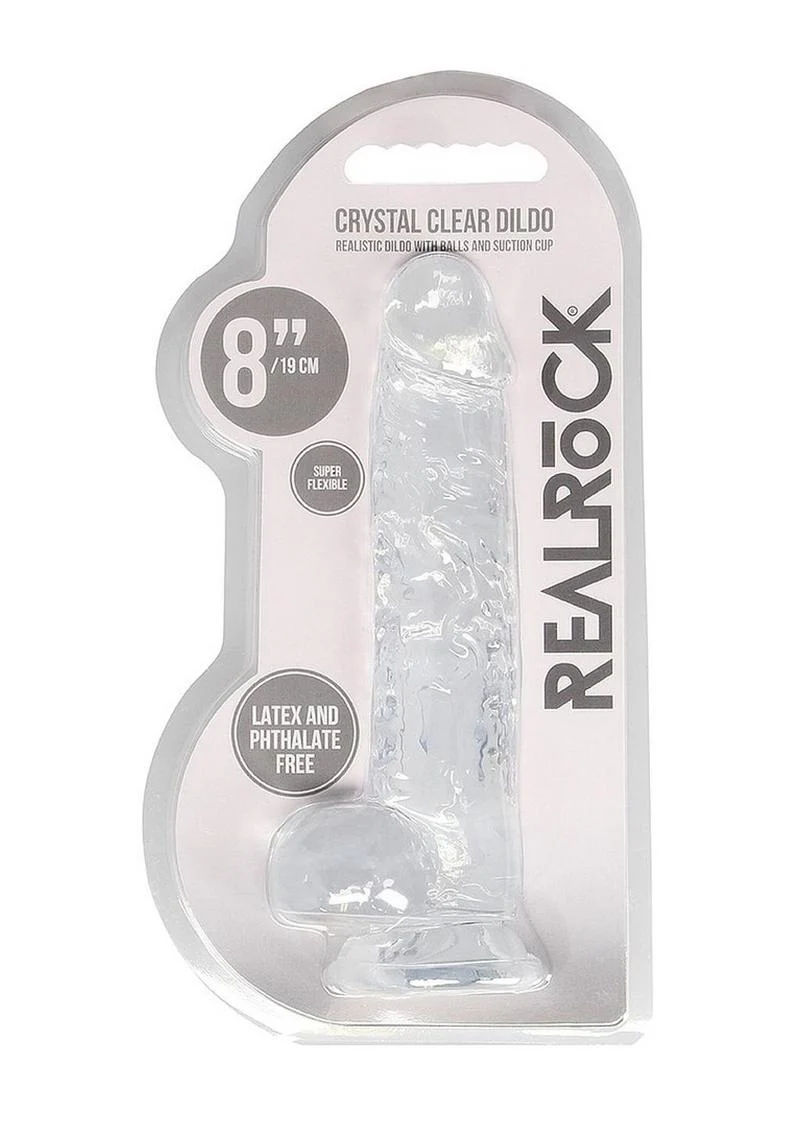 RealRock Crystal Clear Realistic Dildo - Image 22