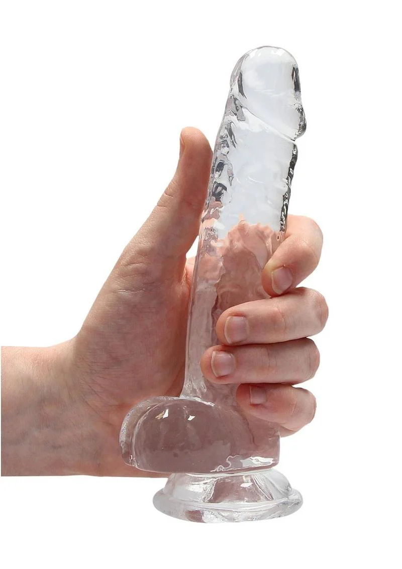 RealRock Crystal Clear Realistic Dildo - Image 36