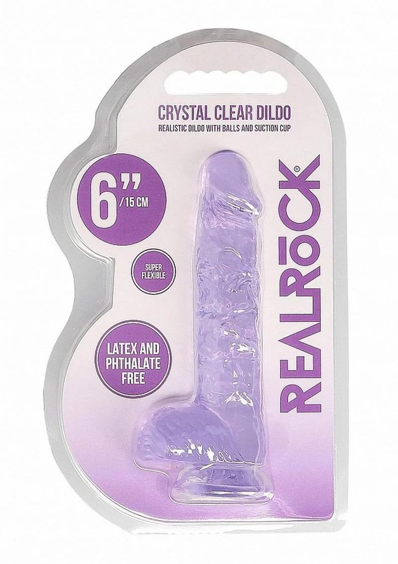 RealRock Crystal Clear Realistic Dildo - Image 38