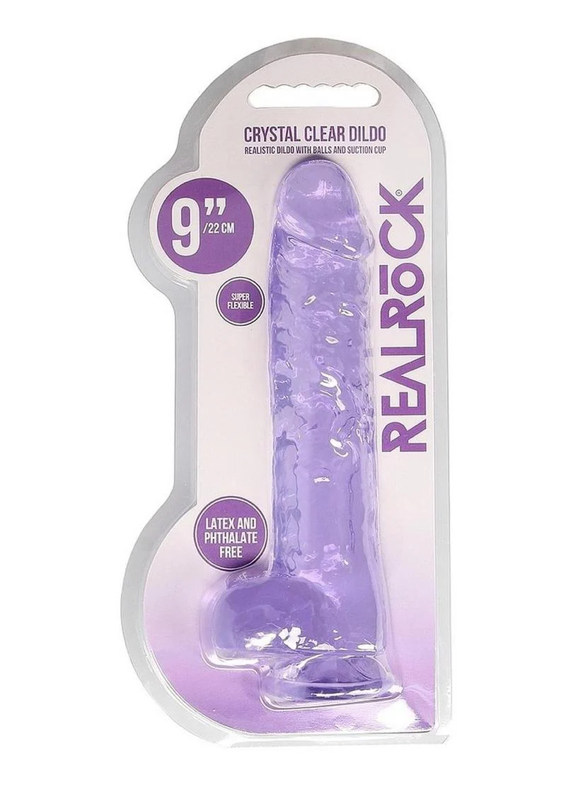 RealRock Crystal Clear Realistic Dildo - Image 4