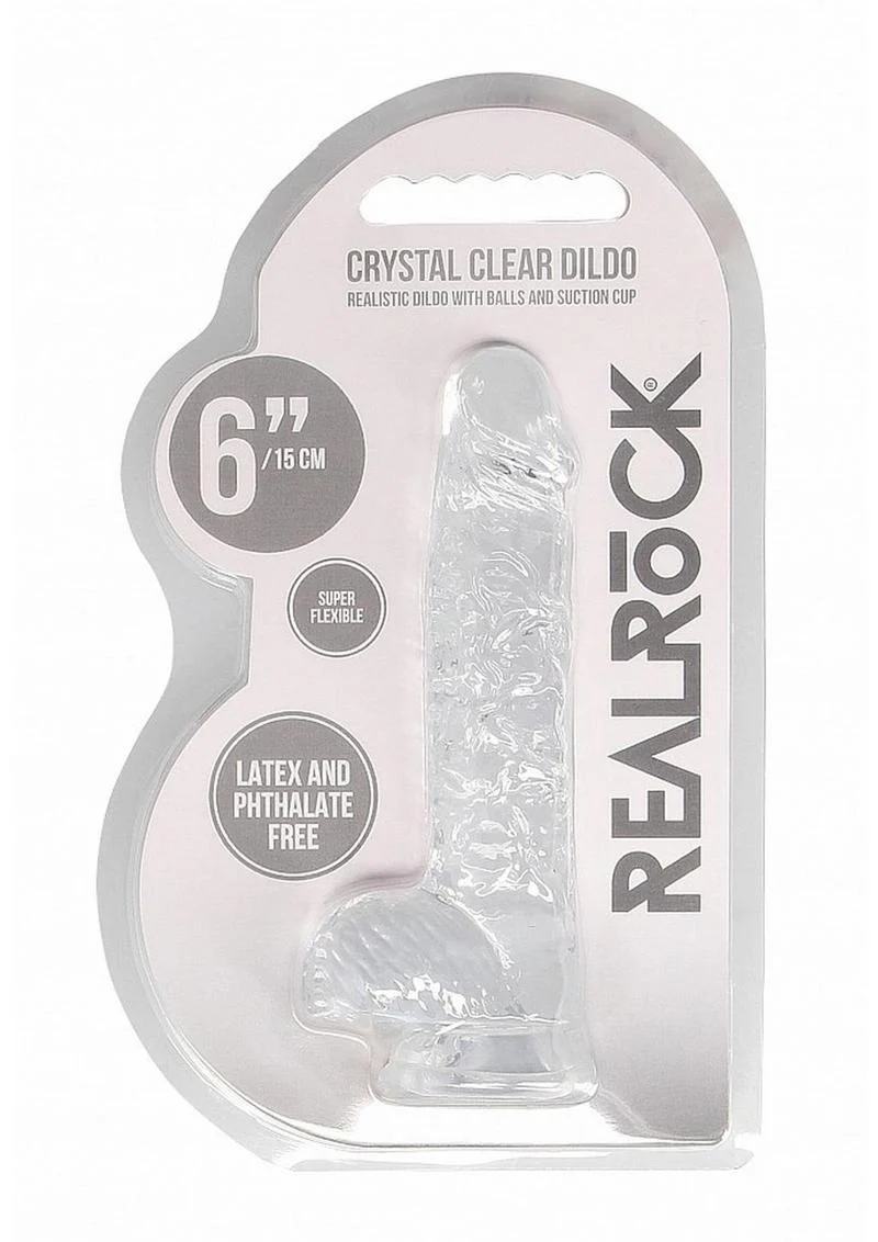RealRock Crystal Clear Realistic Dildo - Image 46