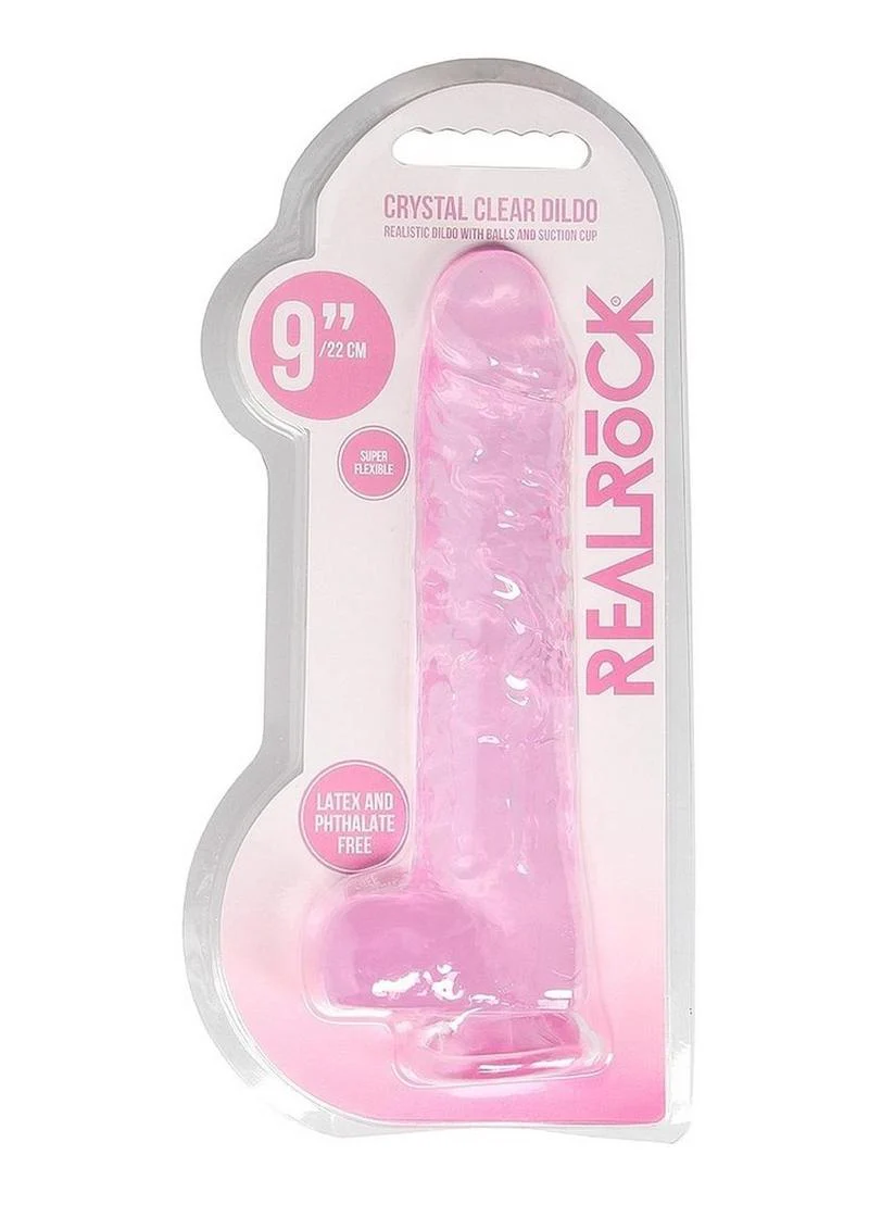 RealRock Crystal Clear Realistic Dildo - Image 6