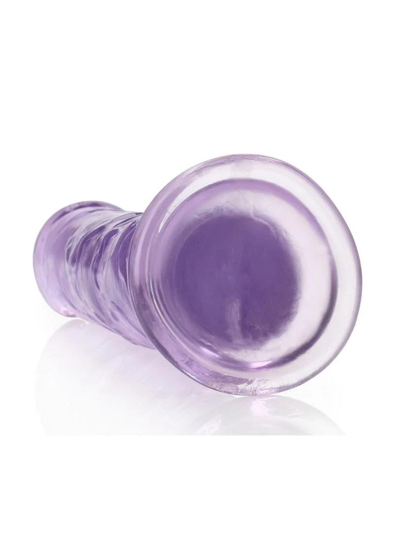 RealRock Crystal Clear Straight Dildo - Image 2