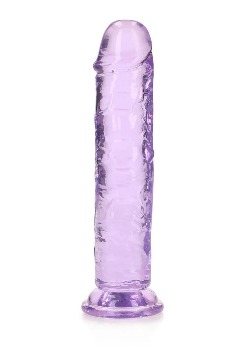 RealRock Crystal Clear Straight Dildo - Image 21