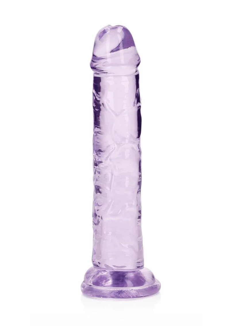 RealRock Crystal Clear Straight Dildo - Image 29