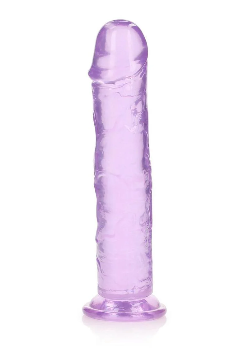 RealRock Crystal Clear Straight Dildo - Image 37