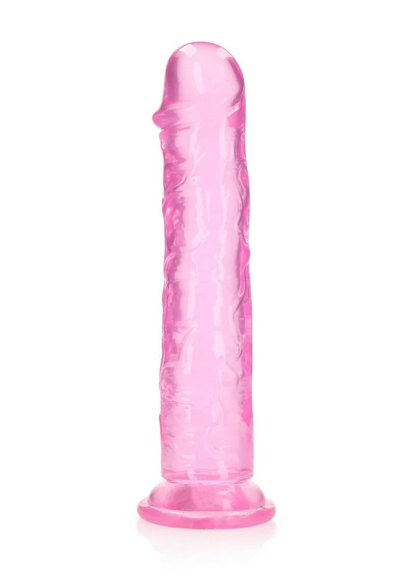RealRock Crystal Clear Straight Dildo - Image 41