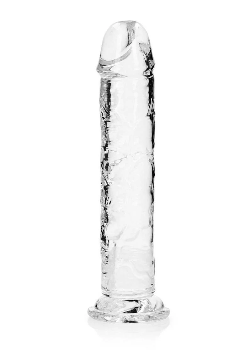 RealRock Crystal Clear Straight Dildo - Image 45