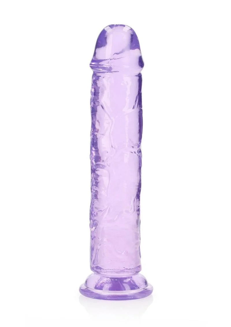 RealRock Crystal Clear Straight Dildo - Image 49