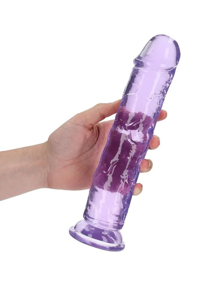 RealRock Crystal Clear Straight Dildo - Image 52