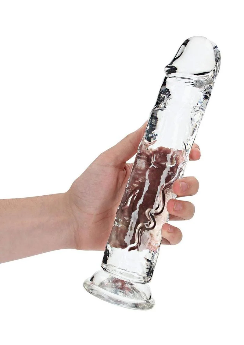 RealRock Crystal Clear Straight Dildo - Image 60