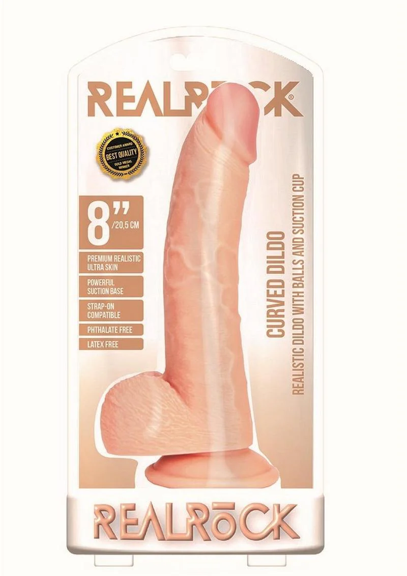 RealRock Curved Realistic Dildo Premium Ultra Skin - Image 15