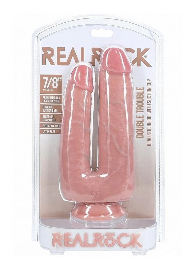 Realrock Double Trouble Double Dildo with Suction Cup - Image 13