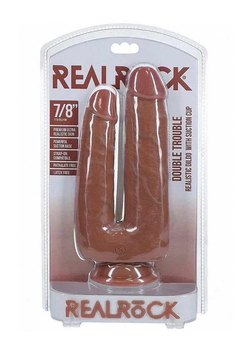 Realrock Double Trouble Double Dildo with Suction Cup - Image 14