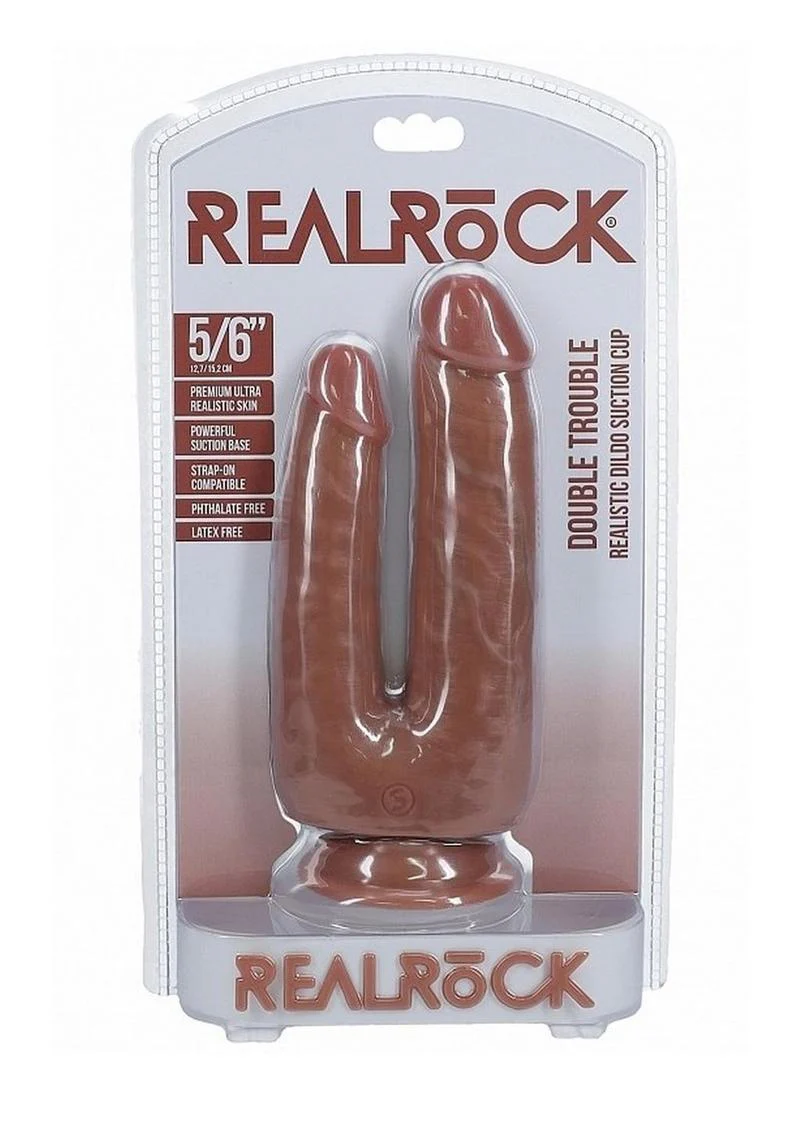 Realrock Double Trouble Double Dildo with Suction Cup - Image 16