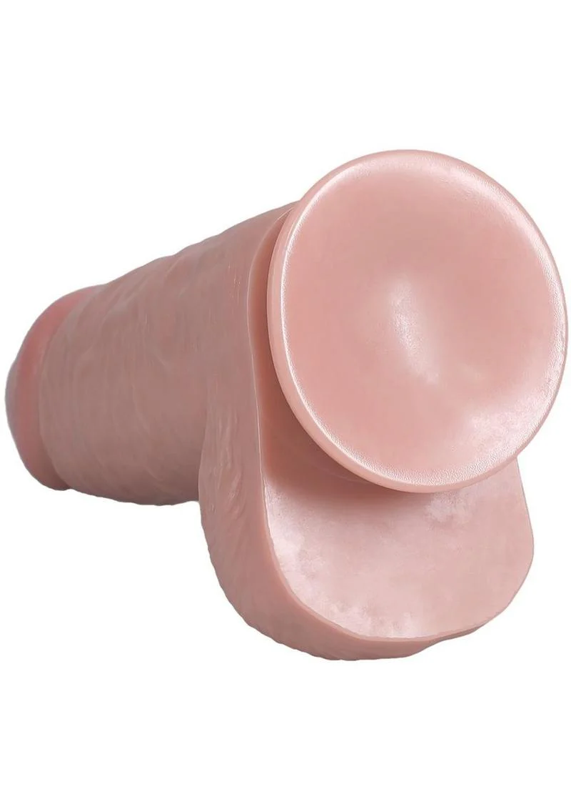 Realrock Extra Thick Dildo with Balls And Suction Cup - Image 3