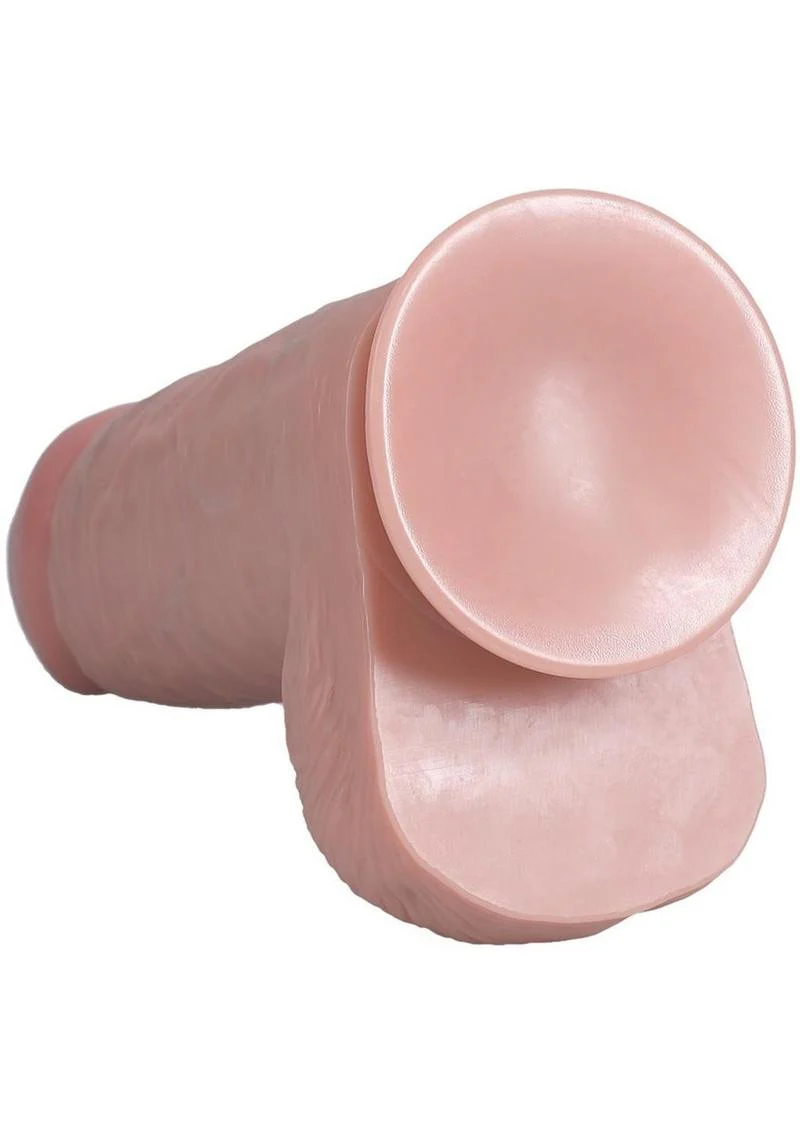 Realrock Extra Thick Dildo with Balls And Suction Cup - Image 9
