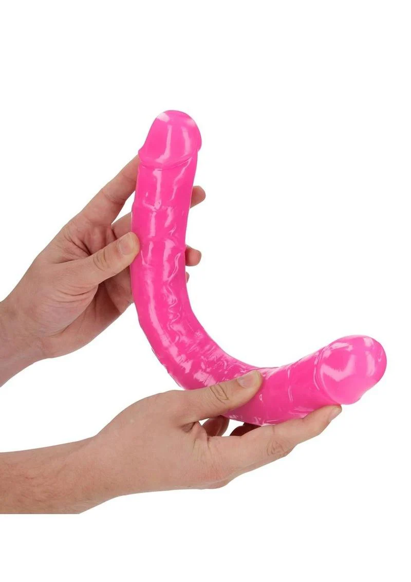 RealRock Glow in the Dark Double Dildo 15 Inch Dual-Ended Design - Image 6