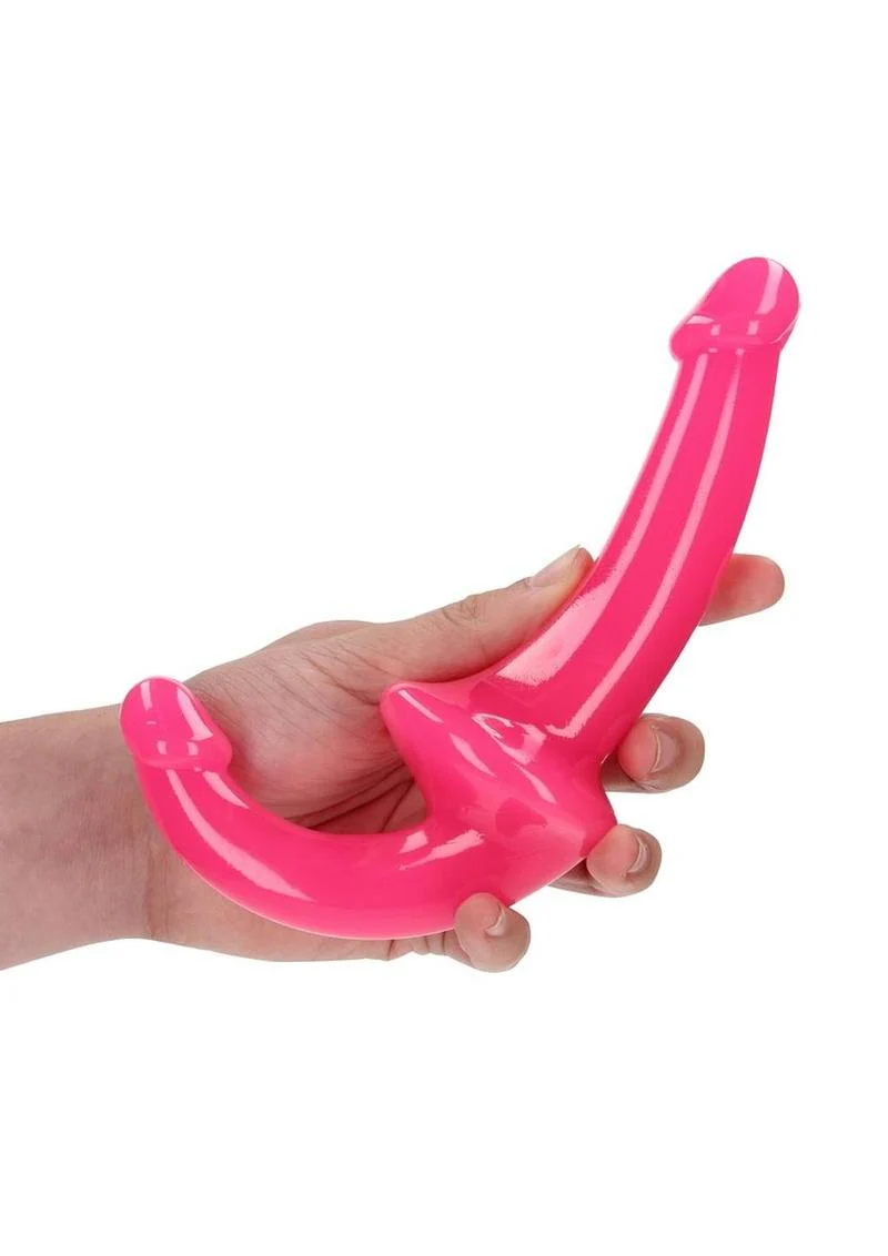 RealRock Glow in the Dark Strapless Strap-On Dildo - Image 6