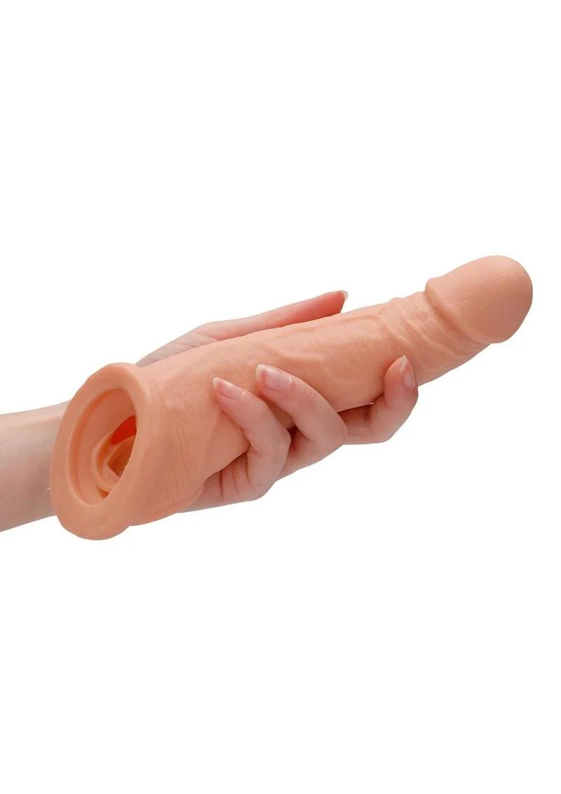 Realrock Penis Sleeve Extender with Rings - Image 6