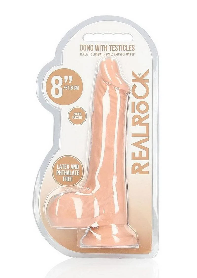 Realrock Realistic Dildo with Balls And Suction Cup - Image 14