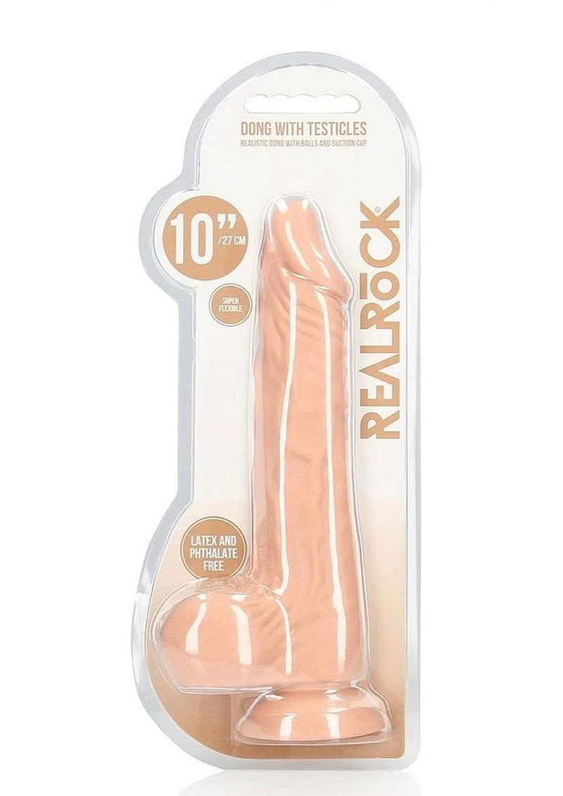 Realrock Realistic Dildo with Balls And Suction Cup - Image 16