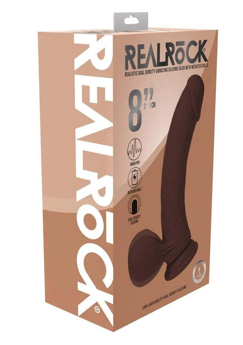 RealRock Rechargeable Dual Density Vibrating Dildo 6 Inch - Image 31
