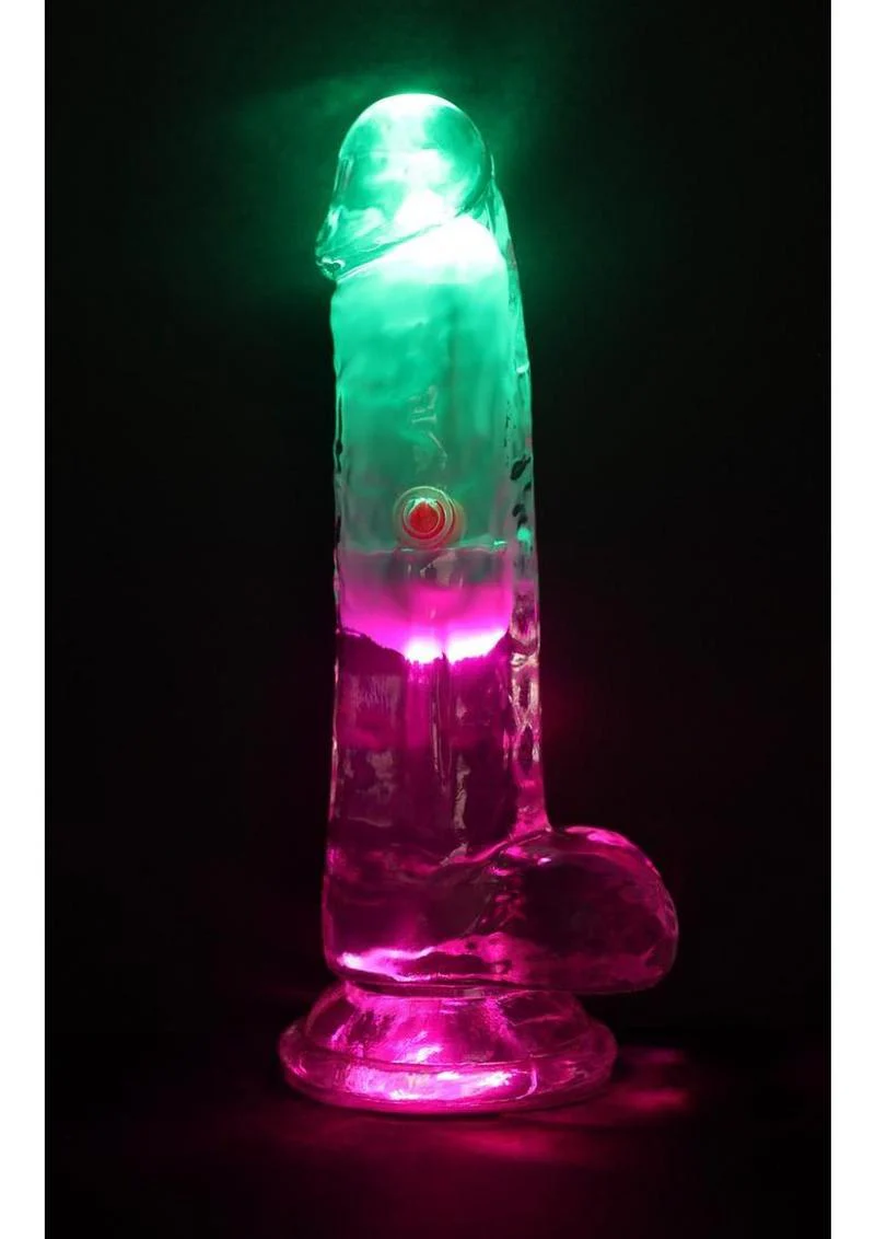 RealRock Rechargeable LED Vibrating Dildo - Image 7