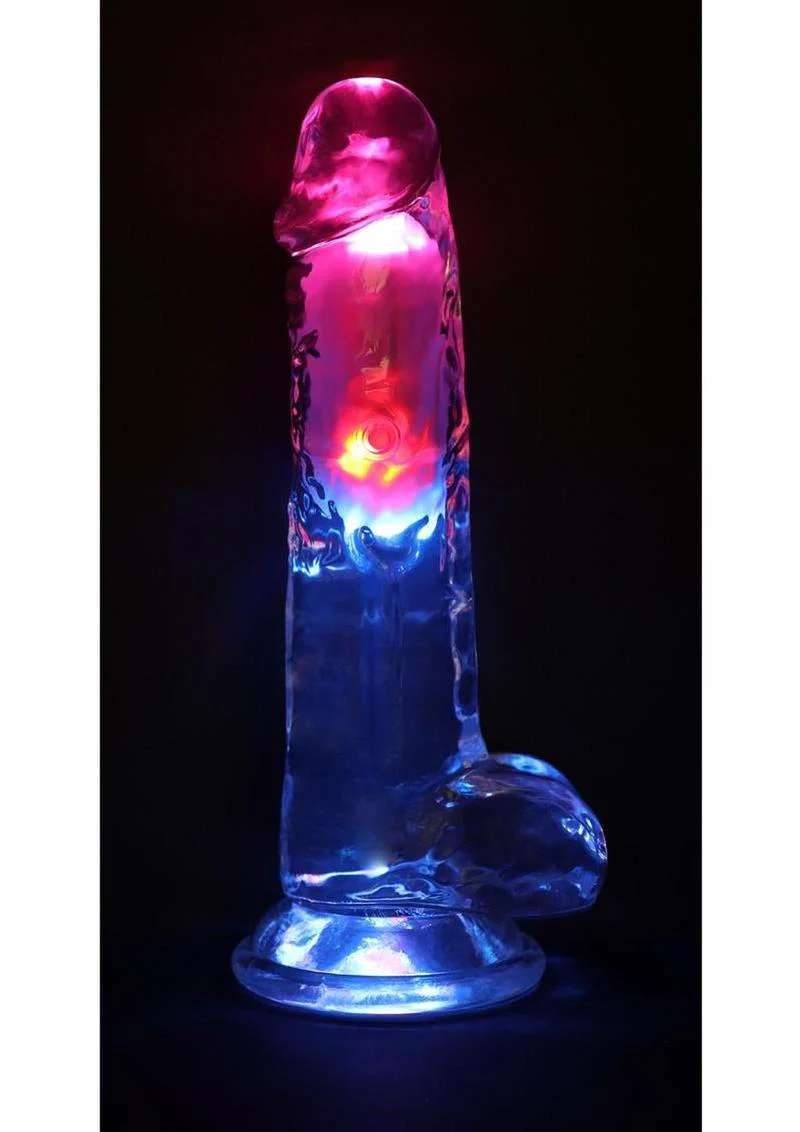 RealRock Rechargeable LED Vibrating Dildo - Image 9
