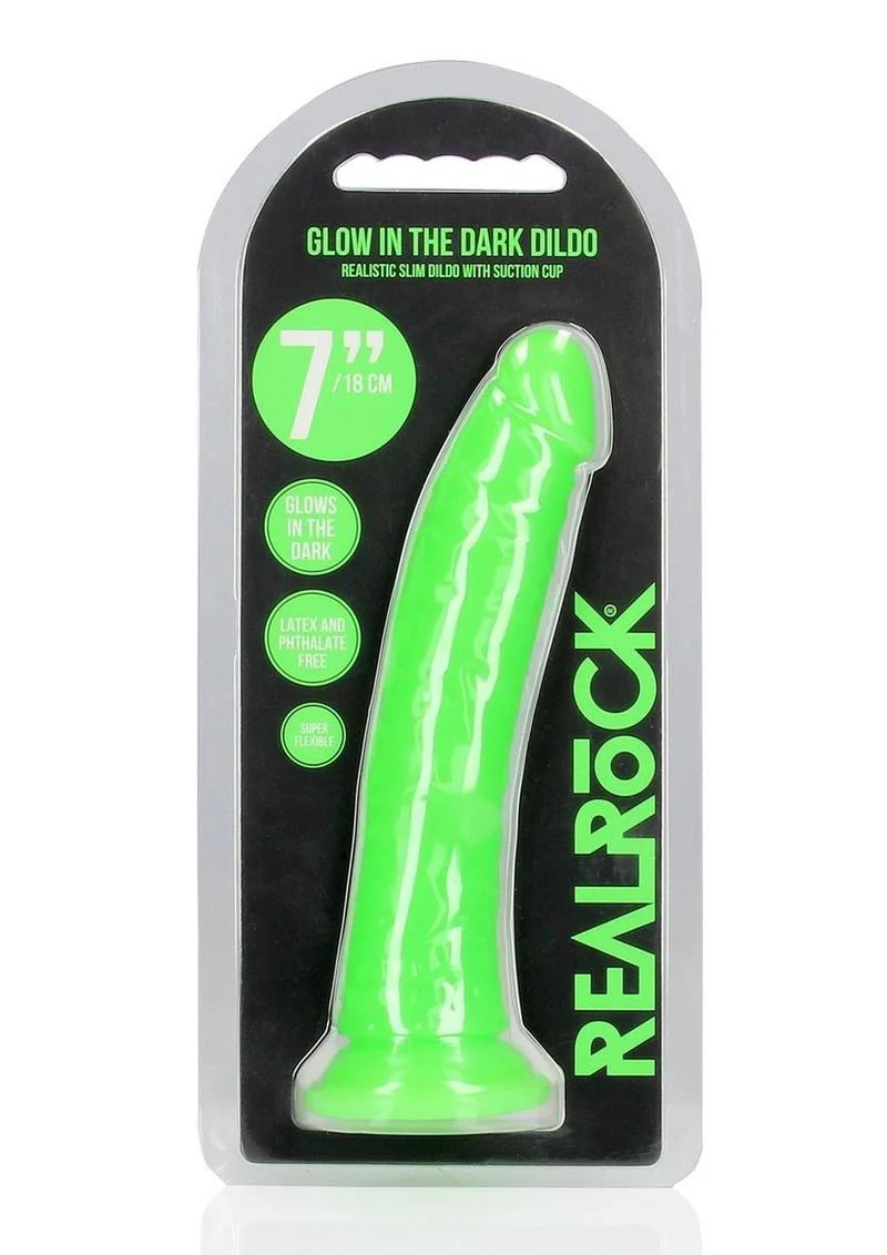 Realrock Slim Glow In The Dark Dildo - Image 70
