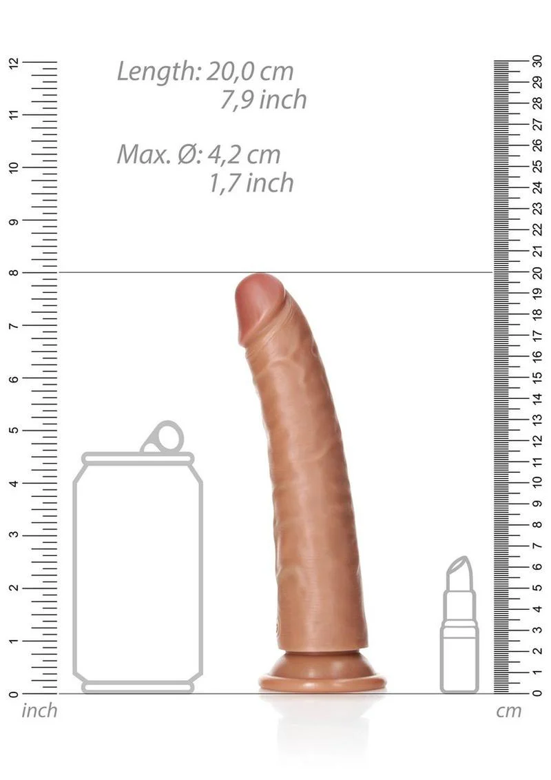 Realrock Slim Realistic Dildo With Suction Cup - Image 12
