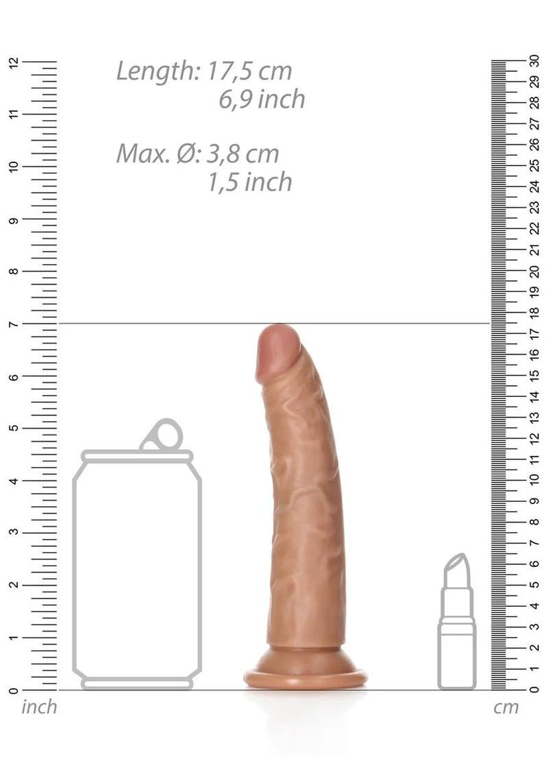 Realrock Slim Realistic Dildo With Suction Cup - Image 15
