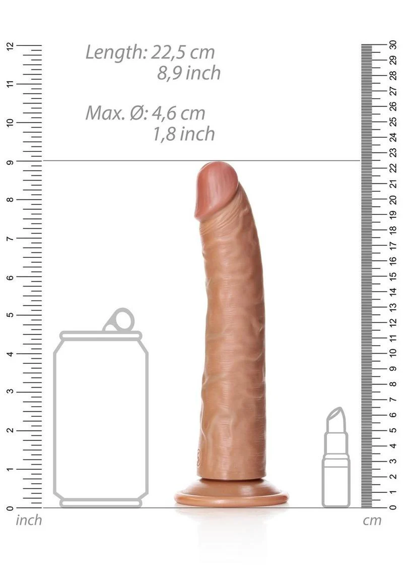Realrock Slim Realistic Dildo With Suction Cup - Image 17